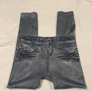 Digital Printed Distressed Legging. No Name Brand